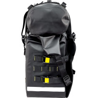 Hurricane Saddlebags — 28 L per side, 38 × 20.5 × 35.5 cm, Black