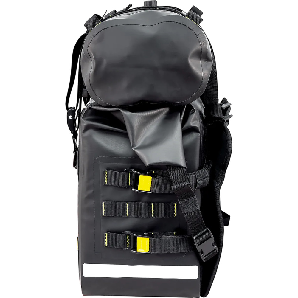 Alforjas Hurricane — 28 L por lado, 38 × 20,5 × 35,5 cm, Negro