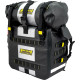Hurricane Saddlebags — 38 cm × 20.5 cm × 35.5 cm, Black