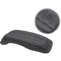 Saddlebag Lid Covers — Black, Blue, Pair