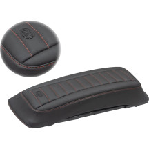 Saddlebag Lid Covers — Pair, Black, Red