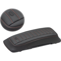 Saddlebag Lid Covers — Pair, Black, Red