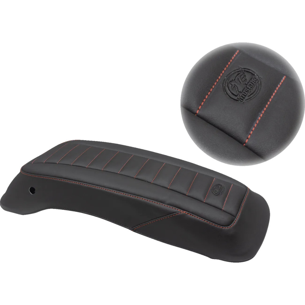 Saddlebag Lid Covers — Black, Pair