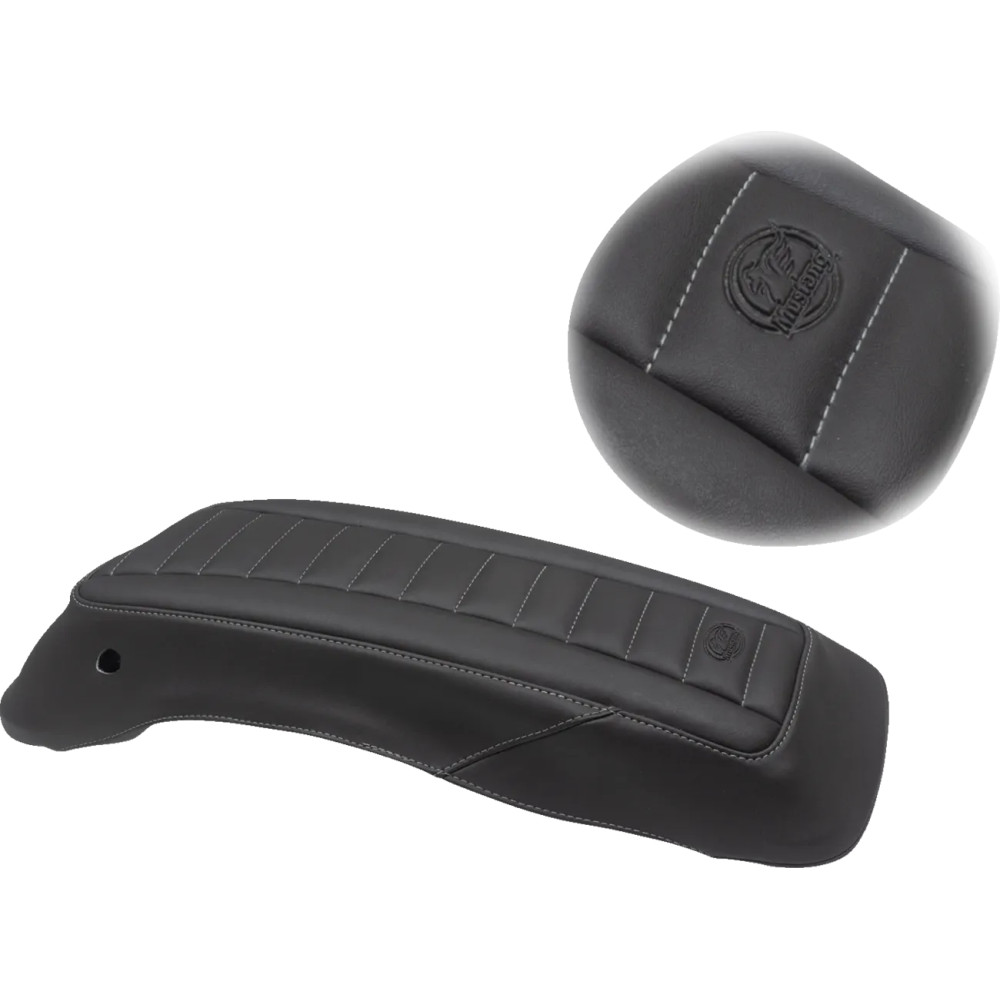 Saddlebag Lid Covers — Black, Gray