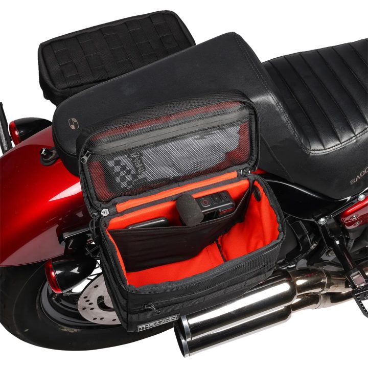 Essential Saddlebags — 10 L, 12" max fender/strut width, Black