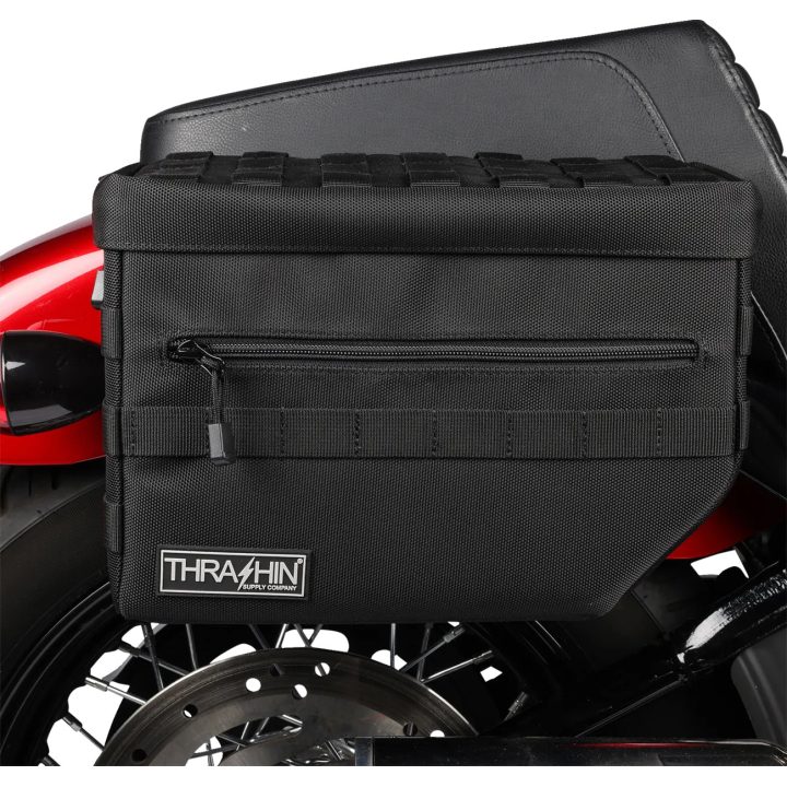 Escape Bag — 18 L, max fender width 12", fits Dyna/Softail, black