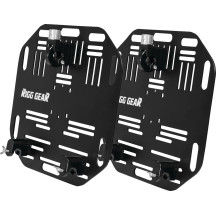 Saddlebag Quick Release Plate — 33 cm x 35.5 cm, Black