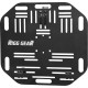 Saddlebag Quick Release Plate — 33 cm x 35.5 cm, Black, Aluminum