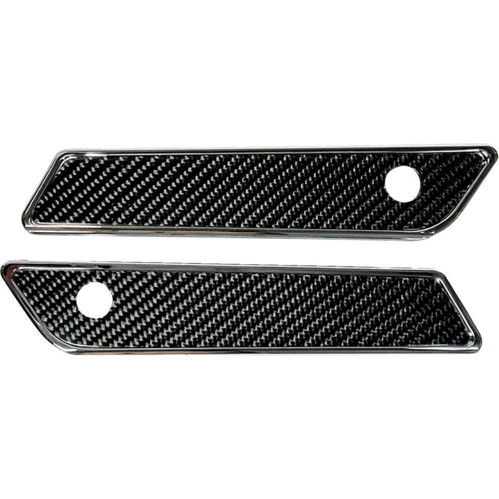 Saddlebag Latch Covers — Chrome