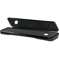Saddlebag Latch Covers — Black anodized
