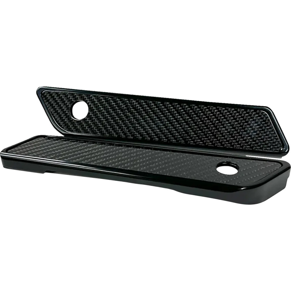 Saddlebag Latch Covers — Black anodized