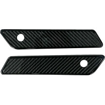 Saddlebag Latch Covers — Black anodized
