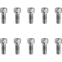 Pernos de cabeza de vaso de repuesto — #10-32, 12 mm (1/2"), paquete de 10