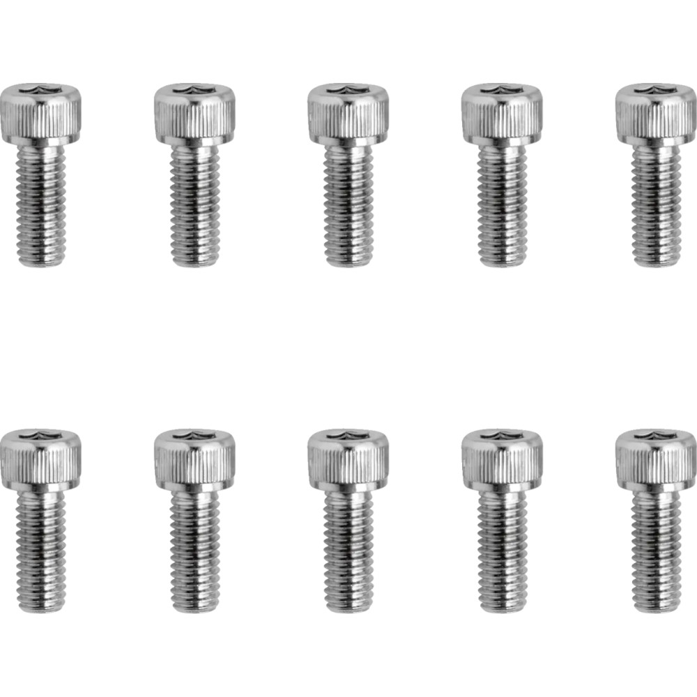 Pernos de cabeza de vaso de repuesto — #10-32, 12 mm (1/2"), paquete de 10