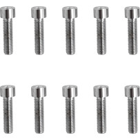 Tornillos de cabeza hexagonal interior de repuesto — #10-32, 20 mm (3/4"), 10 unidades, Cromo