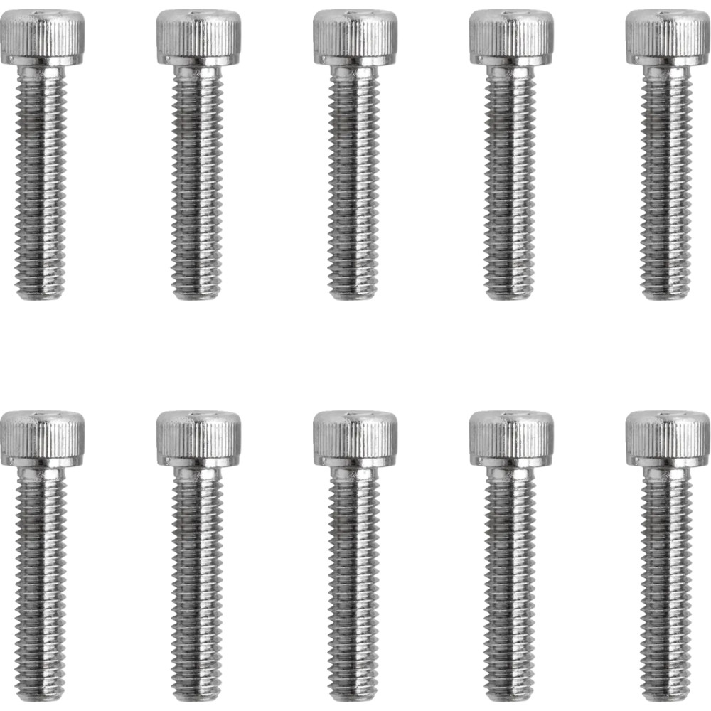 Tornillos de cabeza de vaso de repuesto — #10-32, 22,2 mm (7/8"), paquete de 10