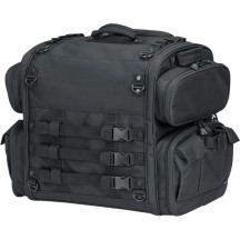 Momentum Road Warrior Bag — 59 L (3,600 cu in), sissy bar fit, Black