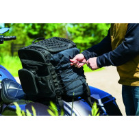 Momentum Vagabond Bag — 18" W × 12" D × 5.5" H, 45.9 L, Sissy-bar mount, Black