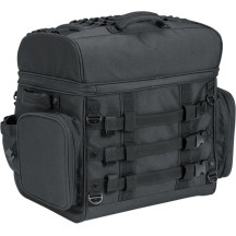 Momentum Vagabond Bag — 18" W × 12" D × 5.5" H, 45.9 L, Sissy-bar mount, Black