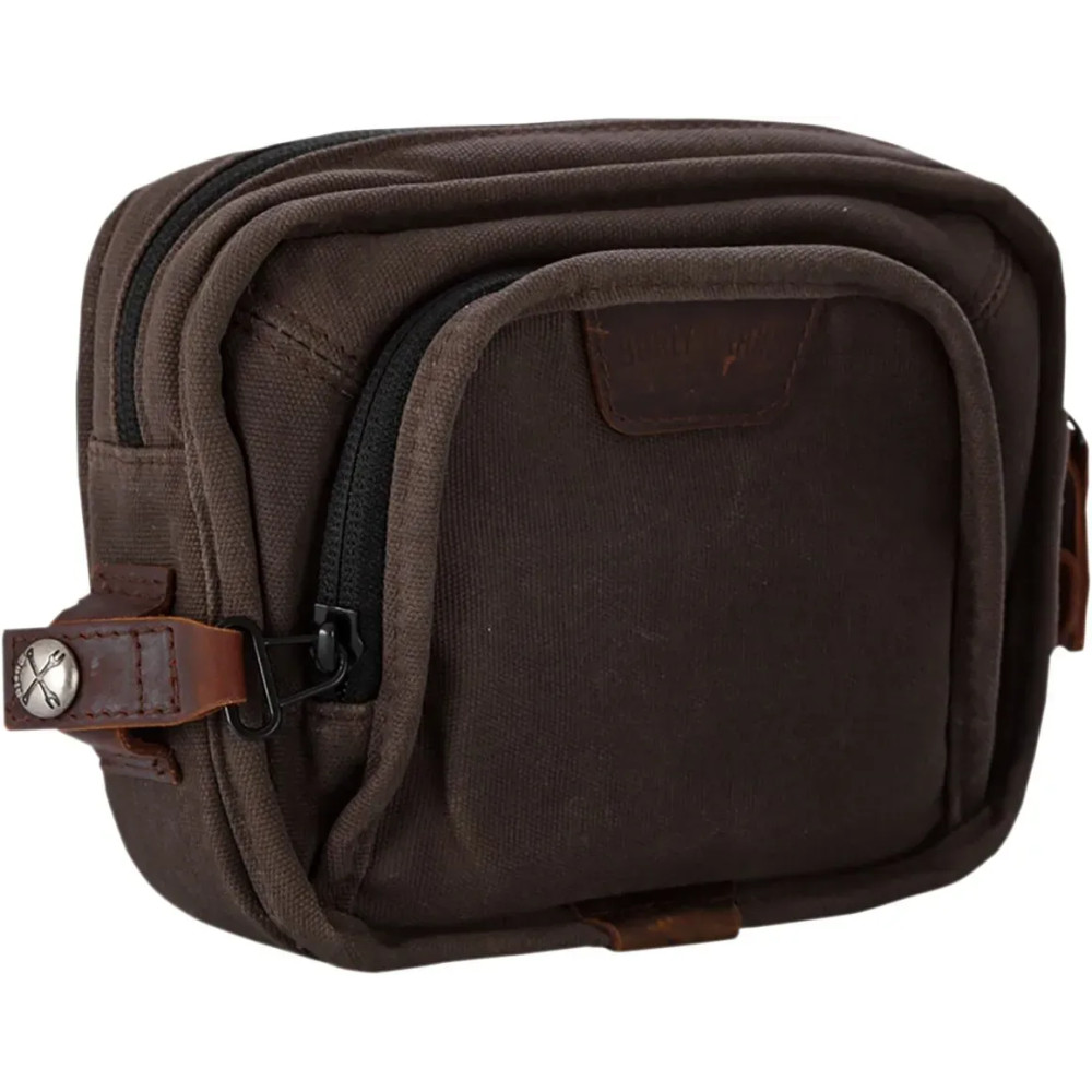 Handlebar Bag — Brown, handlebar mount, universal fitment