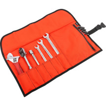 Tool Roll — 9.5 in x 16.5 in, Black/Orange