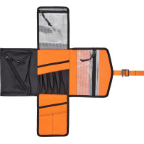 EXFIL-0 Tool Roll — 9.25" x 7" closed, 18.5" open, Black