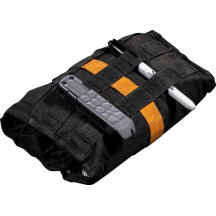 EXFIL-0 Tool Roll — 9.25" x 7" closed, 18.5" open, Black