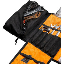 EXFIL-0 Tool Roll — 9.25" x 7" closed, 18.5" open, Black