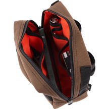 Handlebar Bag — 7" x 5" x 3.25" (17.5 x 12.5 x 8.26 cm), Brown