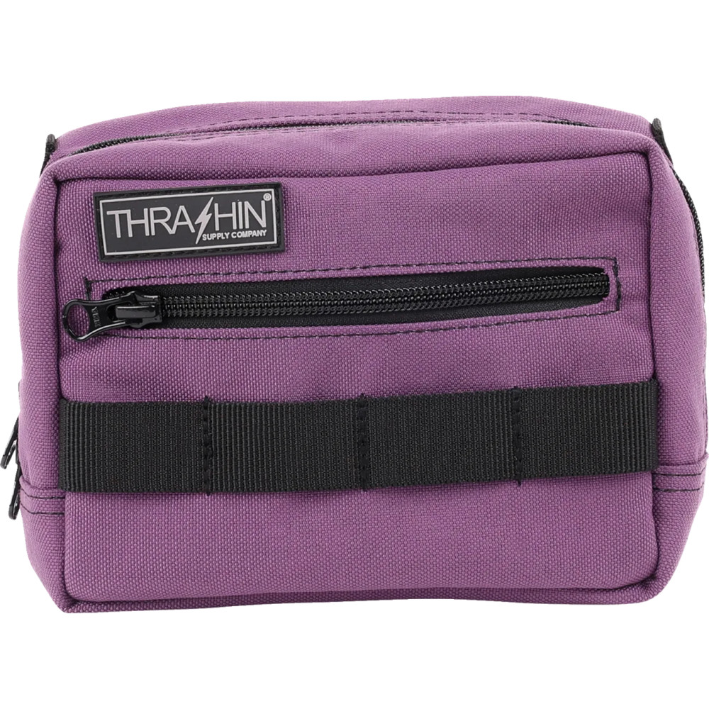 Handlebar Bag — 7" x 5" x 3.25", Purple / Orange