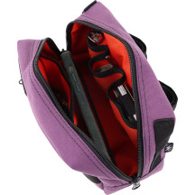 Handlebar Bag — 7" x 5" x 3.25", Purple / Orange