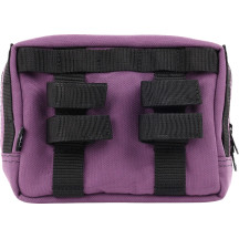 Handlebar Bag — 7" x 5" x 3.25", Purple / Orange
