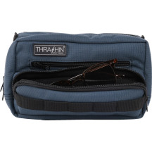 Handlebar Bag Plus — 9" x 5" x 4", Blue, Universal fitment