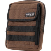 Handlebar Bag Slim — 9" x 8" x 2", handlebar mount, brown