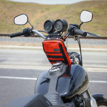 Handlebar Bag Slim — 9 x 8 x 2 in, Orange