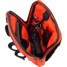 Handlebar Bag Slim — 9 x 8 x 2 in, Orange