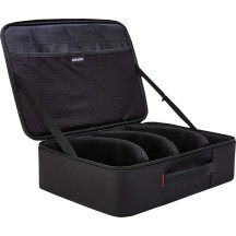 Bolsa para gafas — 37 cm x 40 cm x 11 cm, Capacidad 4 pares, Negro