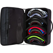 Bolsa para gafas — 37 cm x 40 cm x 11 cm, Capacidad 4 pares, Negro