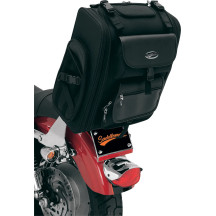 S2200E Expandable Sissy Bar Bag — 18 in H x 15 in W x 8 in D, 2200 cu in, Black