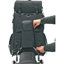 S3500 Deluxe Sissy Bar Bag — 3,500 cu in, 16" W x 22" H x 11" D, Black