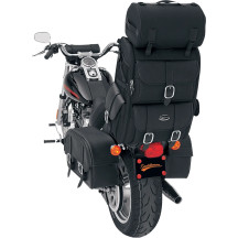S3500 Deluxe Sissy Bar Bag — 3,500 cu in, 16" W x 22" H x 11" D, Black