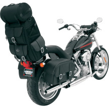 S3500 Deluxe Sissy Bar Bag — 3,500 cu in, 16" W x 22" H x 11" D, Black