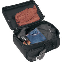 S3200DE Deluxe Sissy Bar Bag — 20 in W x 21 in H x 12.5 in D, 57.4 L, Black