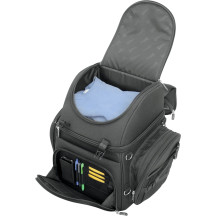 BR3400 Backseat or Sissy Bar Bag — 14" W x 19" H x 12" D, 3,400 cubic inches (55.7 L)