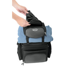 BR1800 Backseat or Sissy Bar Bags — 11 in x 15 in x 10 in, 1,800 cu in (29.5 L)