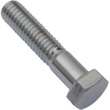 Pernos de cabeza hexagonal de repuesto — 38.1 mm (1-1/2"), paquete de 10, plateado