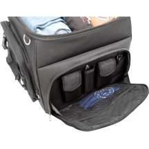 BR4200 Sissy Bar Bag — 48.5×35.5×30.5 cm, 55.7 L, Black, Universal fit