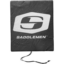 BR1800 Tactical Sissy Bar Bag — 38×28×25.5 cm (15×11×10 in), Black, rear mount