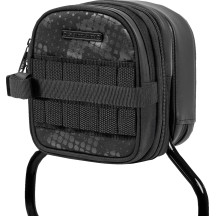 Fundamentals Sissy Bar Bag — 7" L x 5" W (expanded) x 7-1/2" H, Sissy bar mount, Black