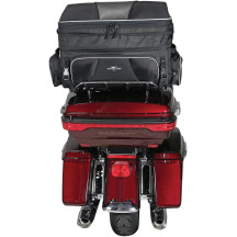 Route 1 Traveler Tour Trunk Rack Bag — 56 cm (22 in) L, 31 cm (12 in) W, 38 cm (14.5 in) H, Black